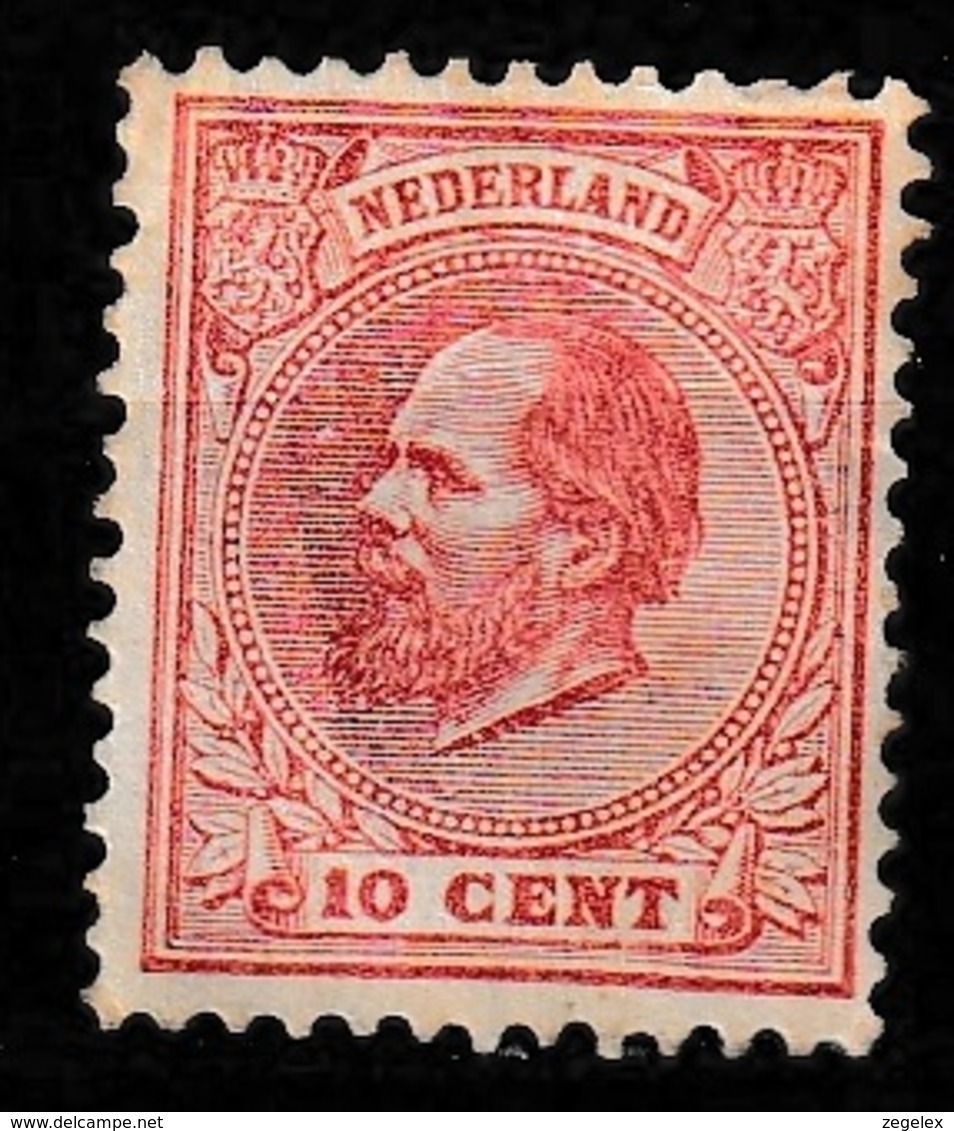 1872 Koning Willem III 10 Ct.  NVPH 21 Ongestempeld. - Unused Stamps