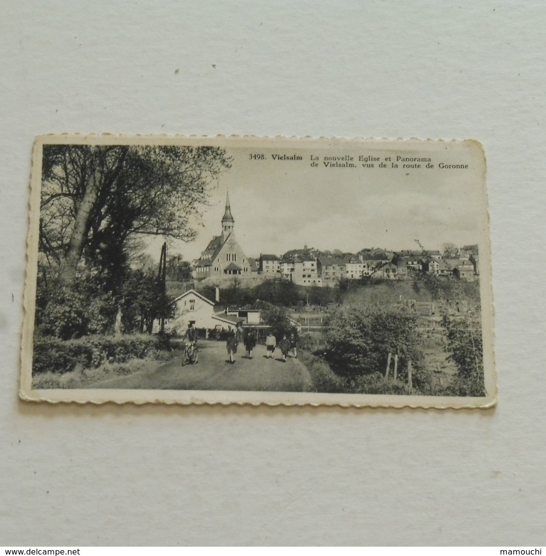 VIELSAM - La Nouvelle Eglise Et Panorama Vu De La Route De Gorone -  Non Envoyée - Vielsalm