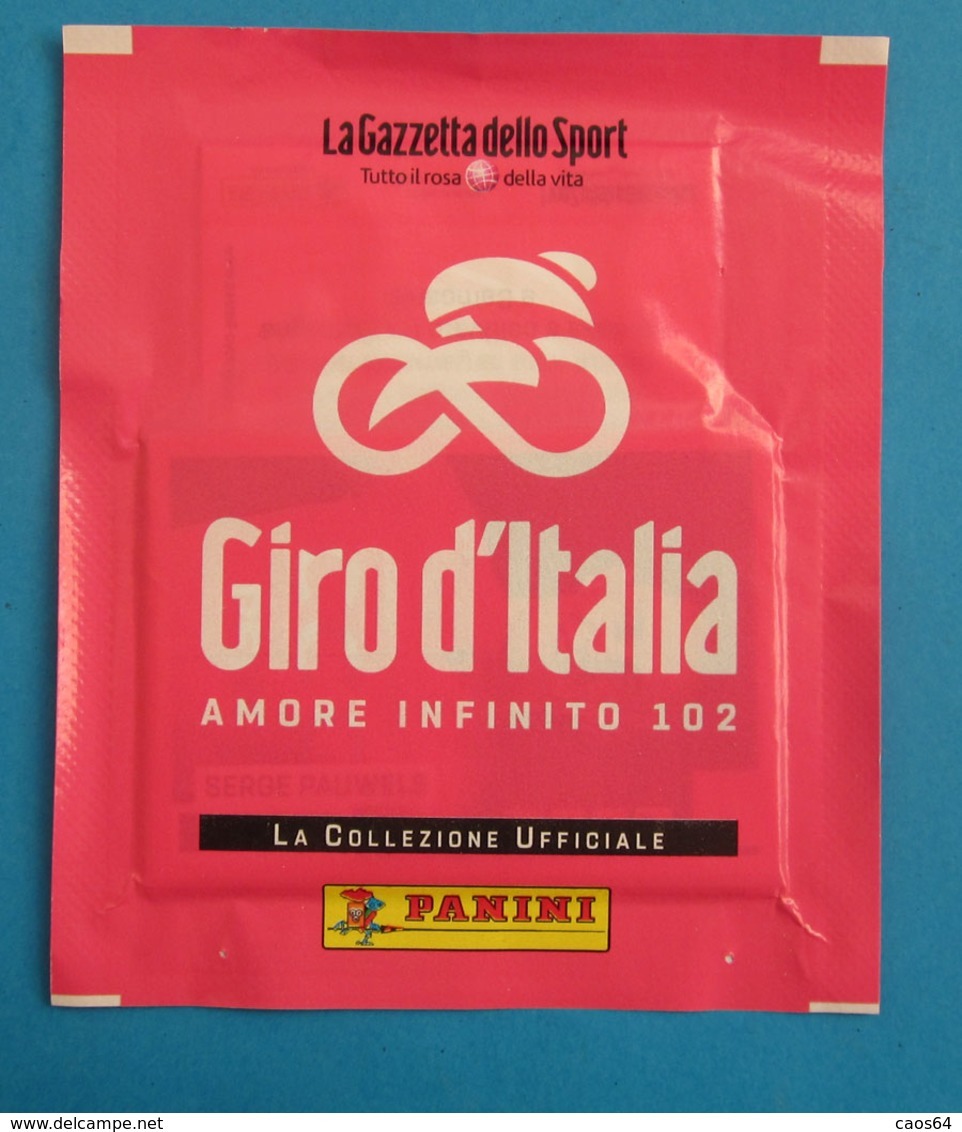 GIRO D'ITALIA AMORE INFINITO 102 PANINI PACCHETTO FIGURINE NUOVO - Altri & Non Classificati