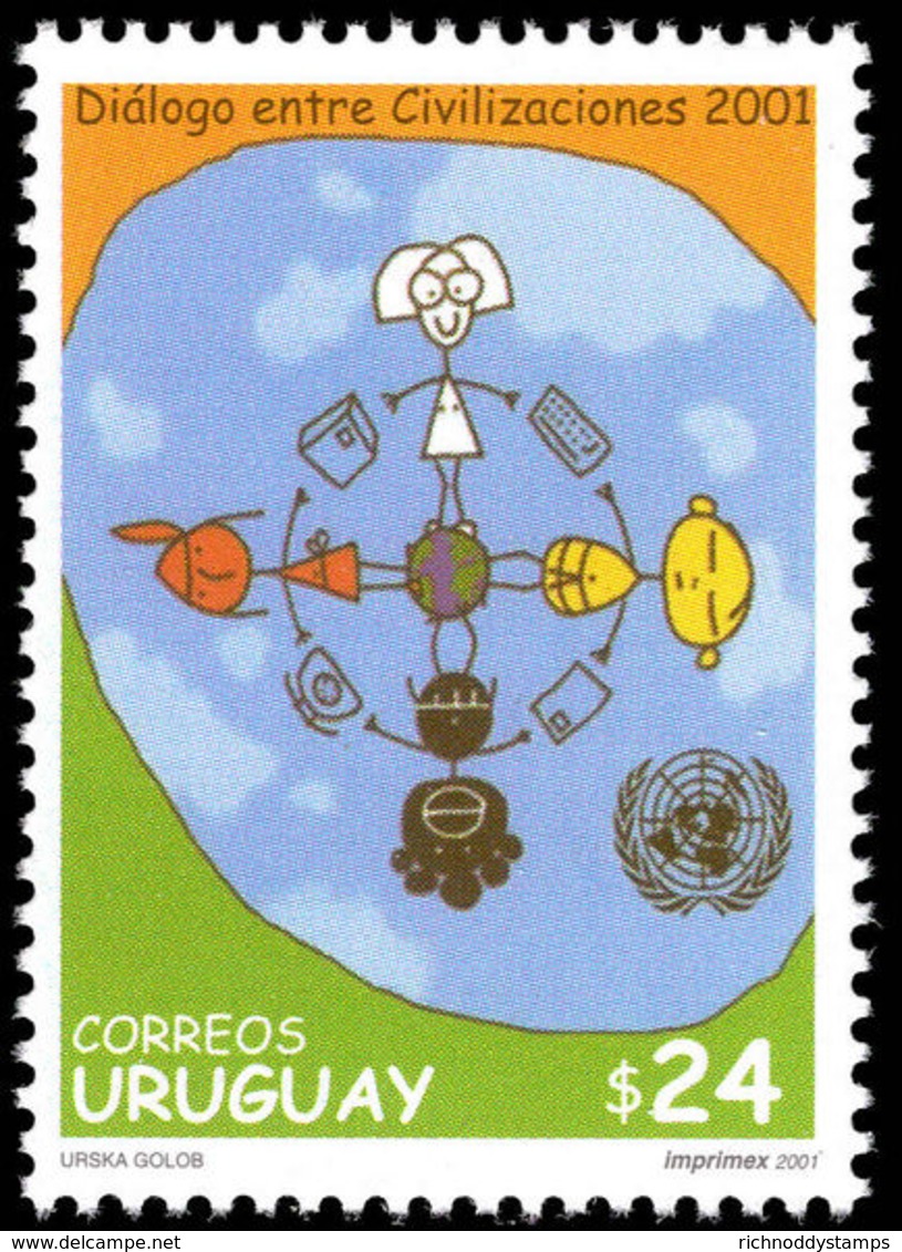 Uruguay 2001 Dialogue Of Civilisations Unmounted Mint. - Uruguay