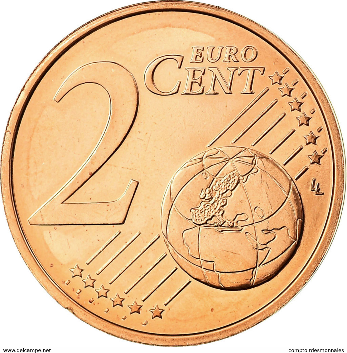 Chypre, 2 Euro Cent, 2008, FDC, Copper Plated Steel, KM:79 - Zypern