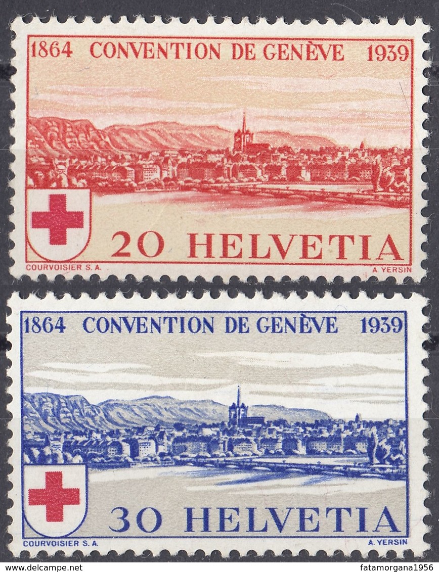 HELVETIA - SUISSE - SVIZZERA - 1939 - Lotto Di 5 Valori Nuovi: Yvert 342 MNH E 343 MH. - Ungebraucht