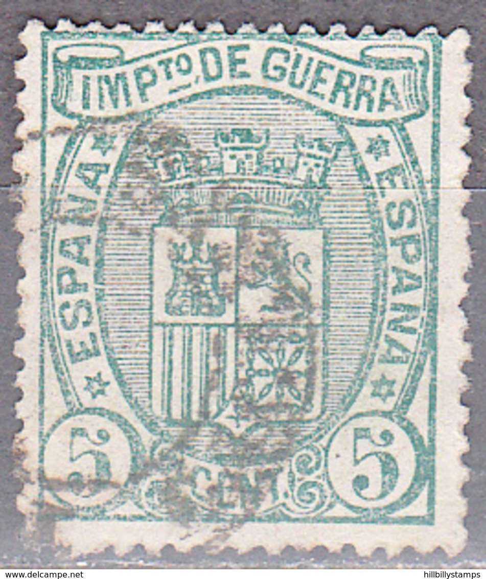 SPAIN    SCOTT NO.  MR3       USED     YEAR  1875 - Gebraucht