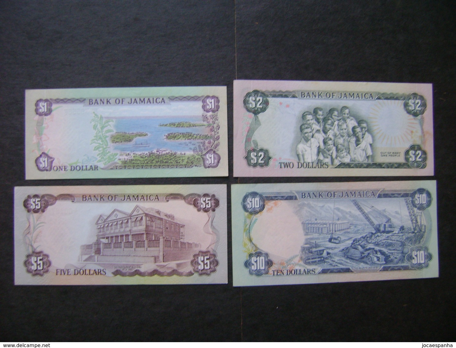 JAMAICA - 4 BANK NOTES "WITHOUT FOLDING" PERFECT - Giamaica