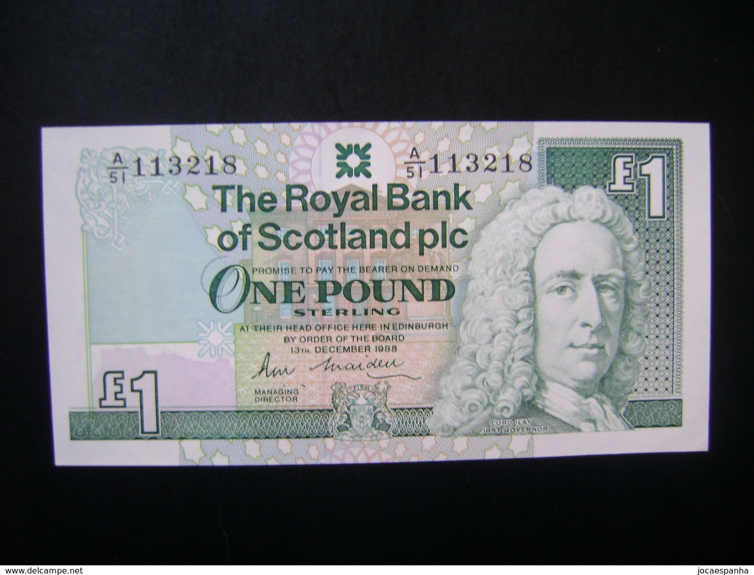 SCOTLAND - BANK NOTE "WITHOUT FOLDING" PERFECT - 1 Pound