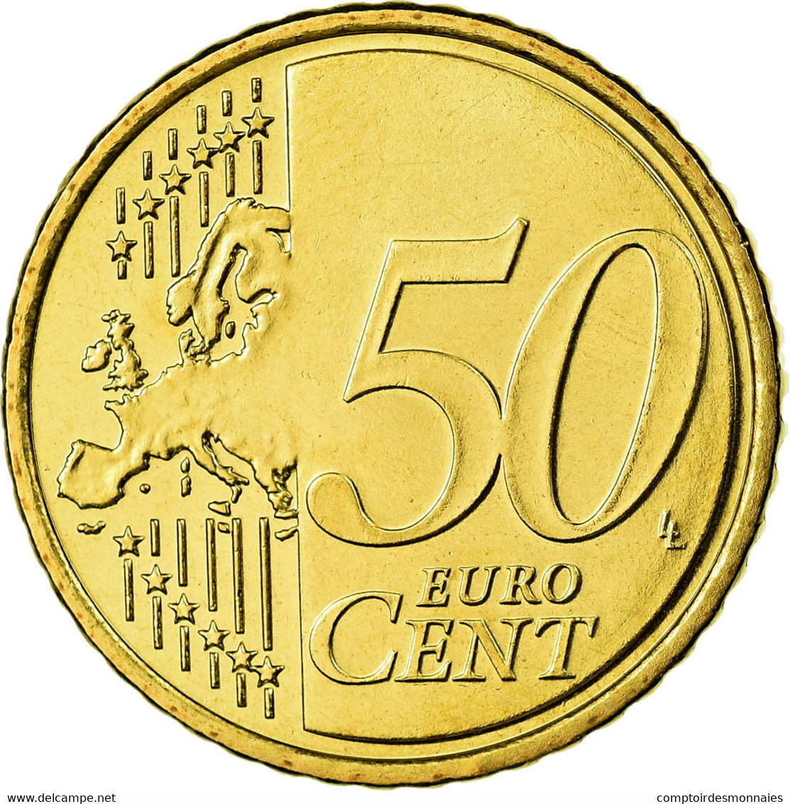 Chypre, 50 Euro Cent, 2008, FDC, Laiton, KM:83 - Chypre