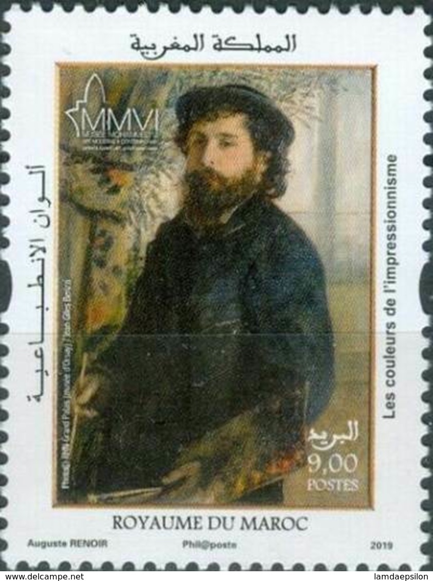 MOROCCO PEINTURE L'IMPRESSIONISME AUGUSTE RENOIR 2019 - Morocco (1956-...)