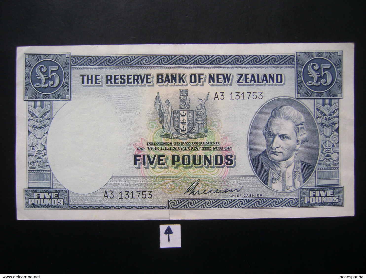 NEW ZEALAND - BANK NOTE "FIVE POUNDS" , SEE DESCRIPTION (IMPORTANT) - Nieuw-Zeeland