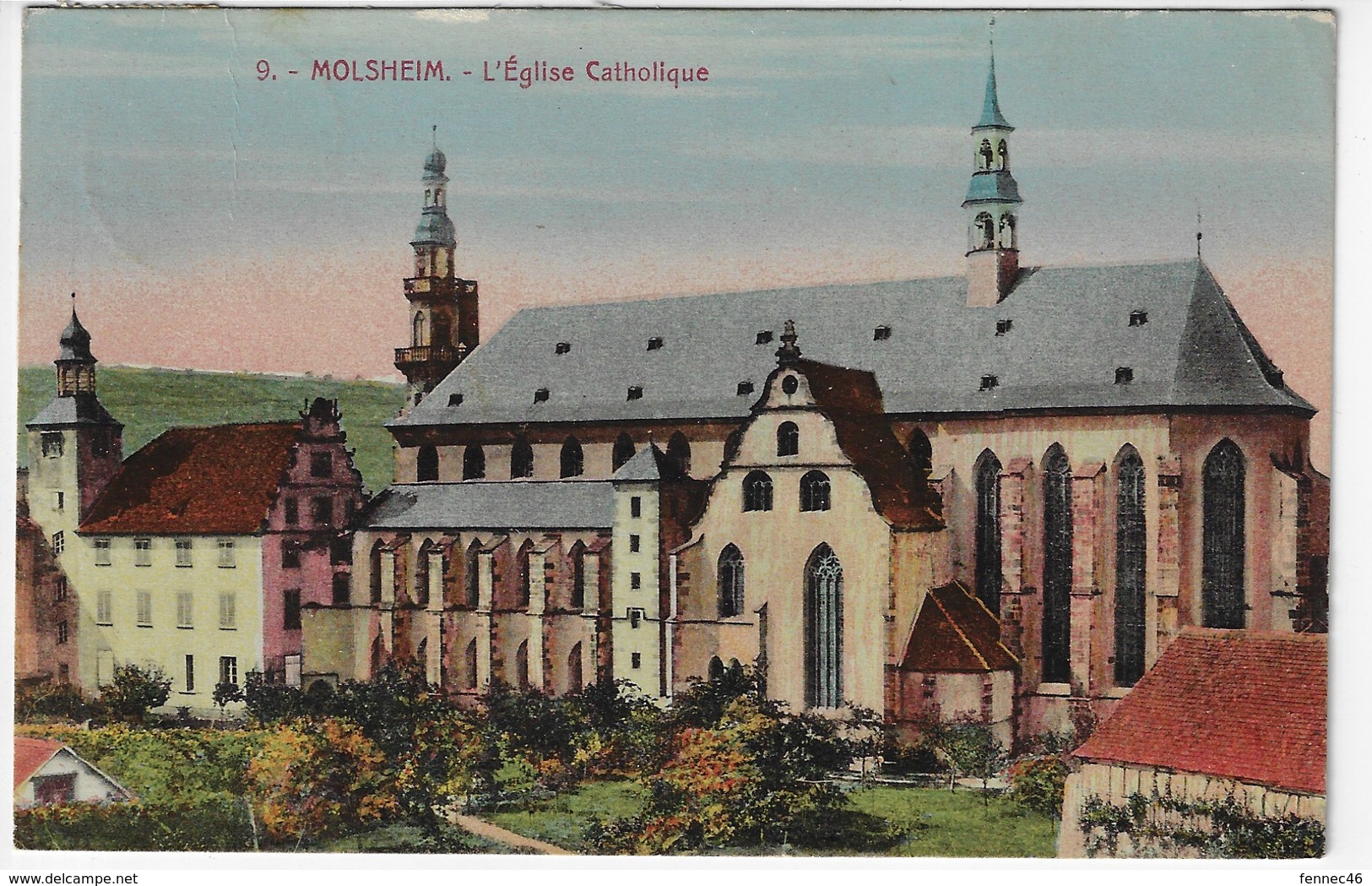 67 - MOLSHEIM - L'Eglise Catholique - 1912 (K71) - Molsheim