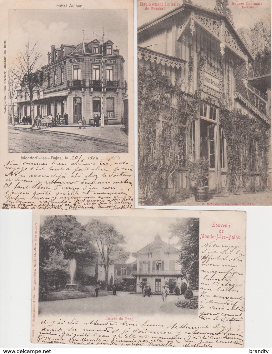 MONDORF LES BAINS Lot De 14 Cartes Postales - Mondorf-les-Bains