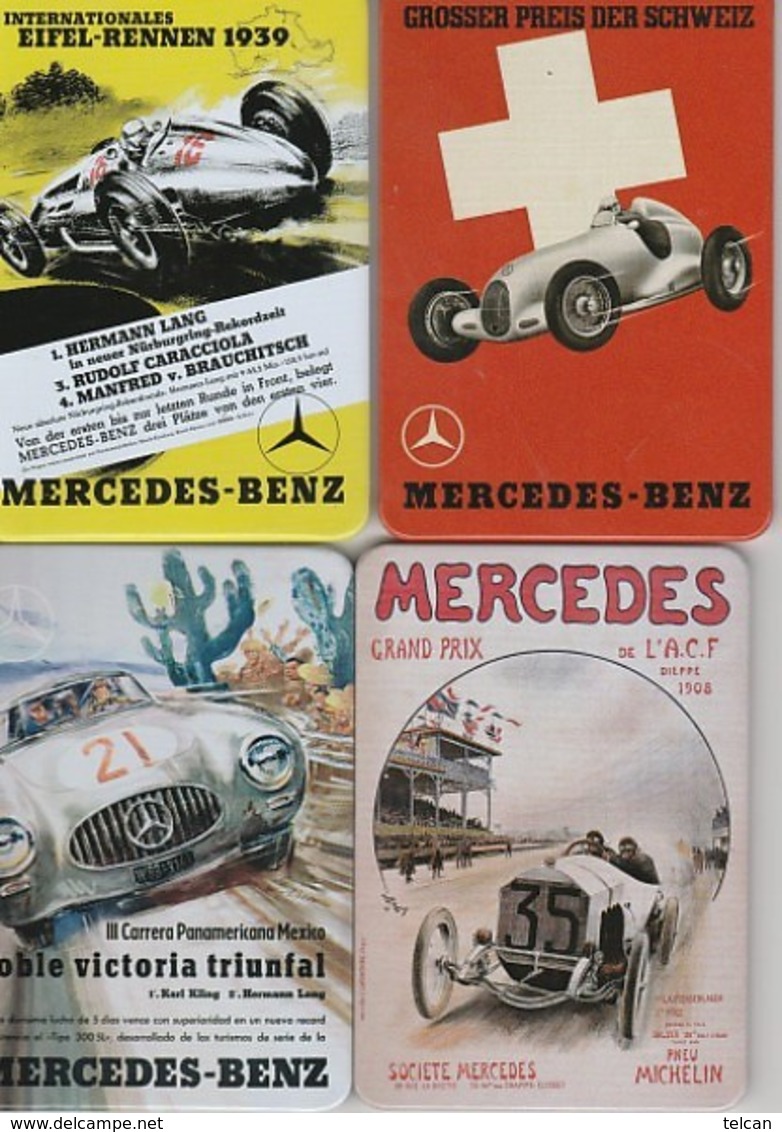 LEGENDE MERCEDES BENZ Luxe AVEC COFFRET    4 MAGNETS  RARE - Deportes