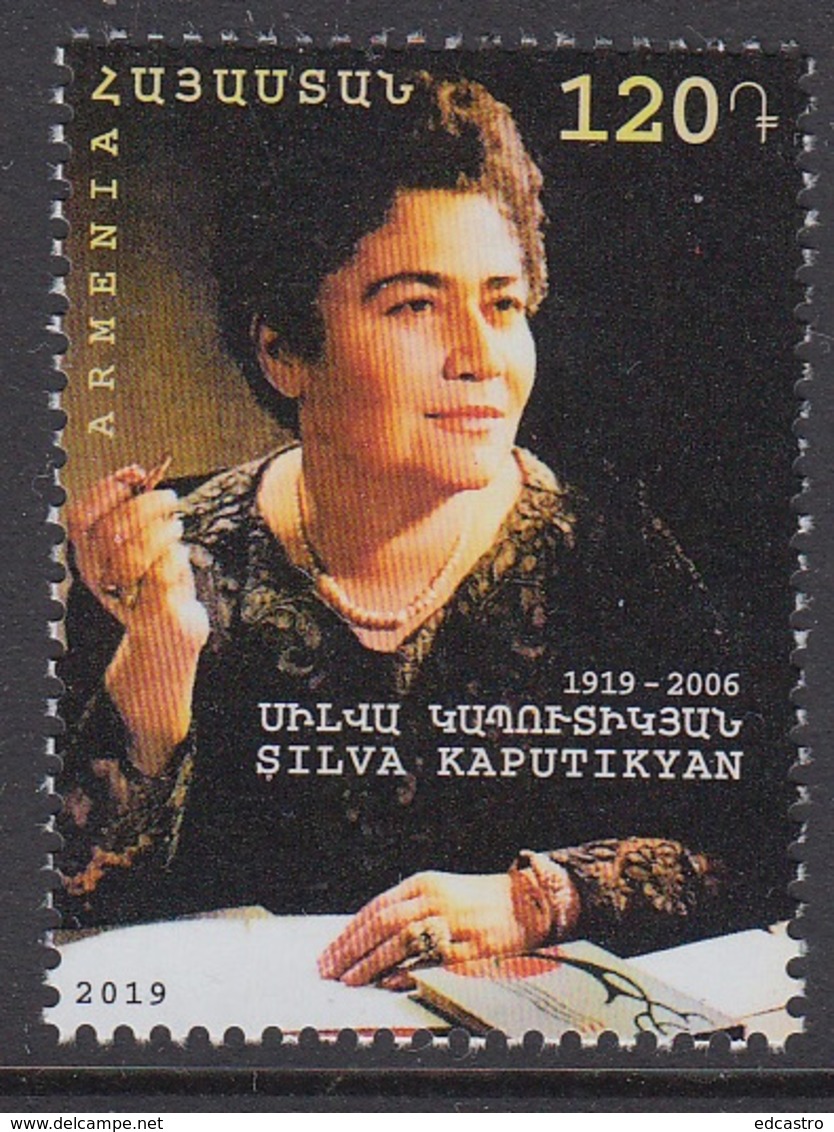 8.- ARMENIA 2019 100th Anniversary Of Silva Kaputikyan - Writer - Escritores