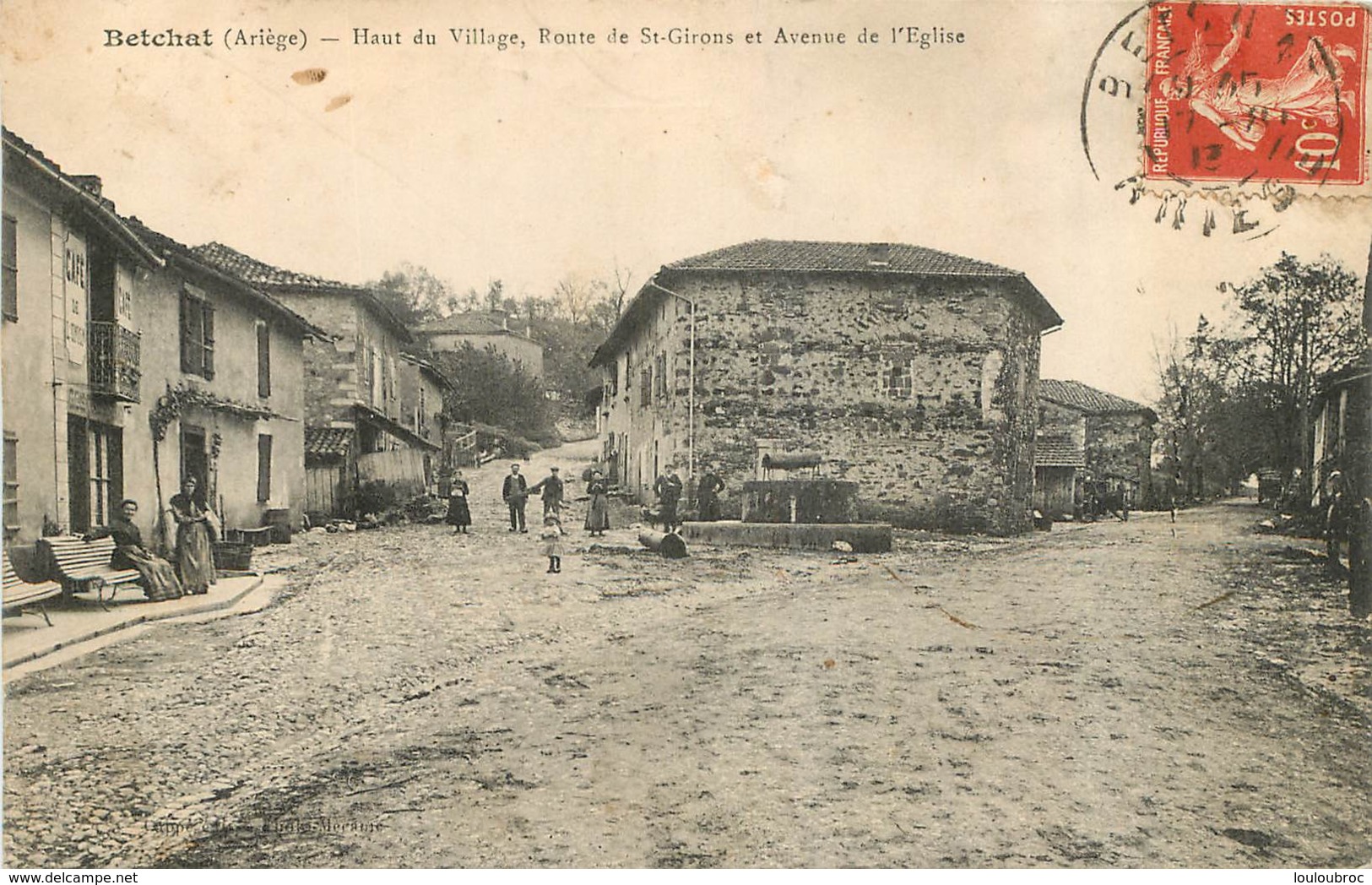 BETCHAT HAUT DU VILLAGE ROUTE DE ST GIRONS ET AVENUE DE L'EGLISE - Andere & Zonder Classificatie