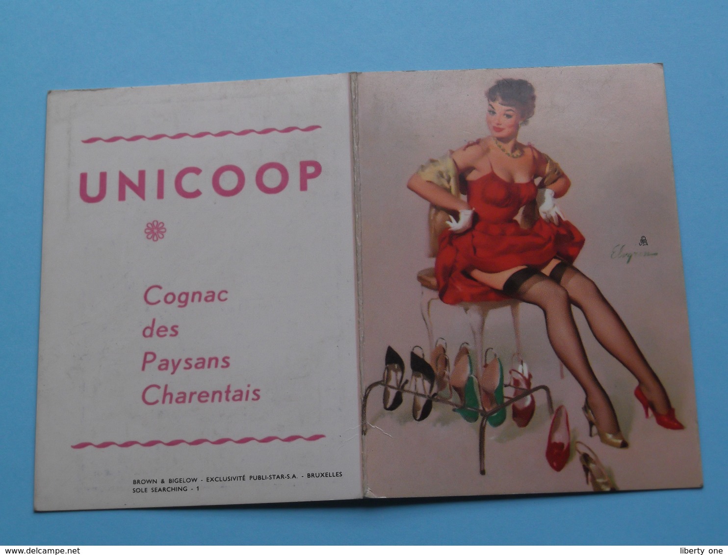 UNICOOP Cognac Des Paysans Charentais ( Brown & Bigelow ) 1964 ( Zie Foto's ) ! - Petit Format : 1961-70