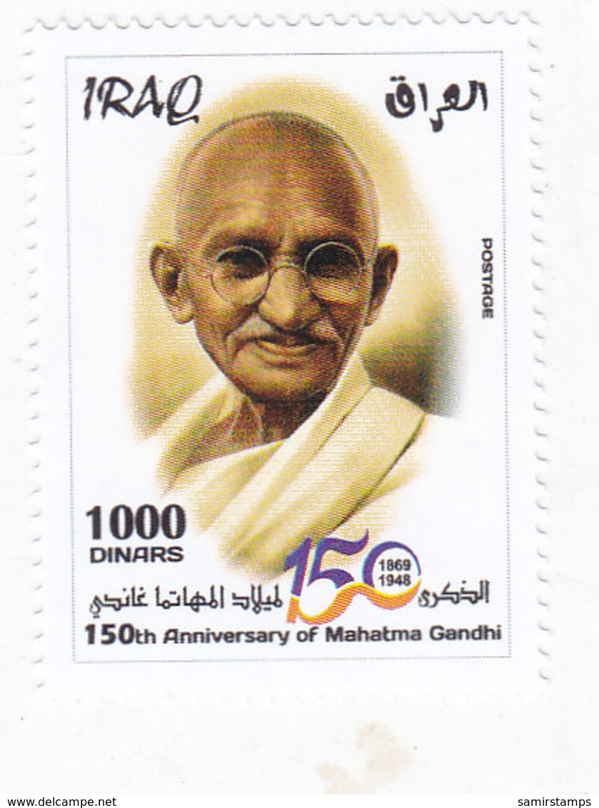 Iraq New Issue 2019,150th Ann Of GHANDI, 1v.compl.set SOLD OUT In Post Office Low Quantity-MNH-SKRILL PAYMENT ONLY - Iraq