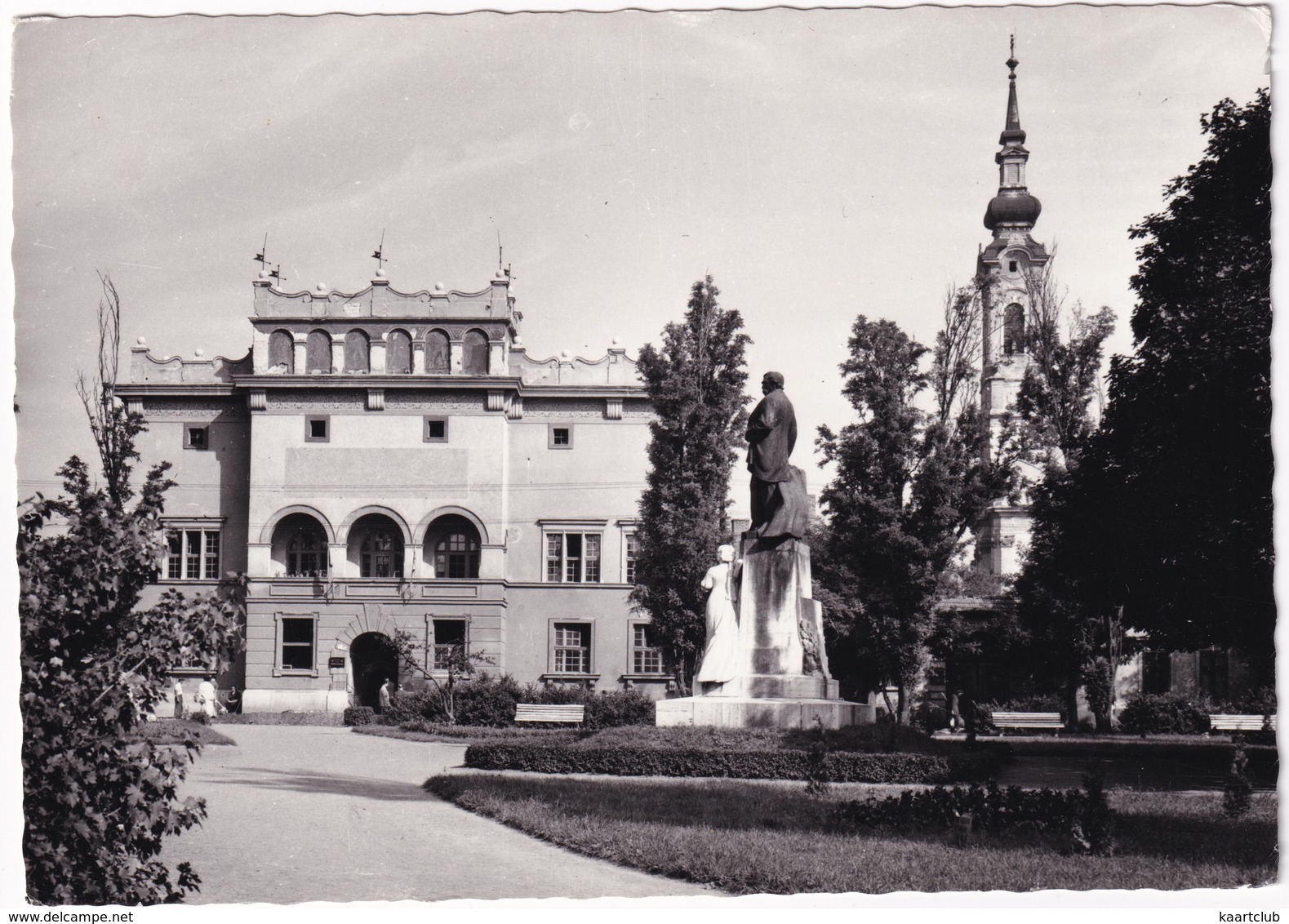 Miskolc - Deák Tér Sz Erdöigazgatósággal / Déak Square With The Forestry - Hongarije