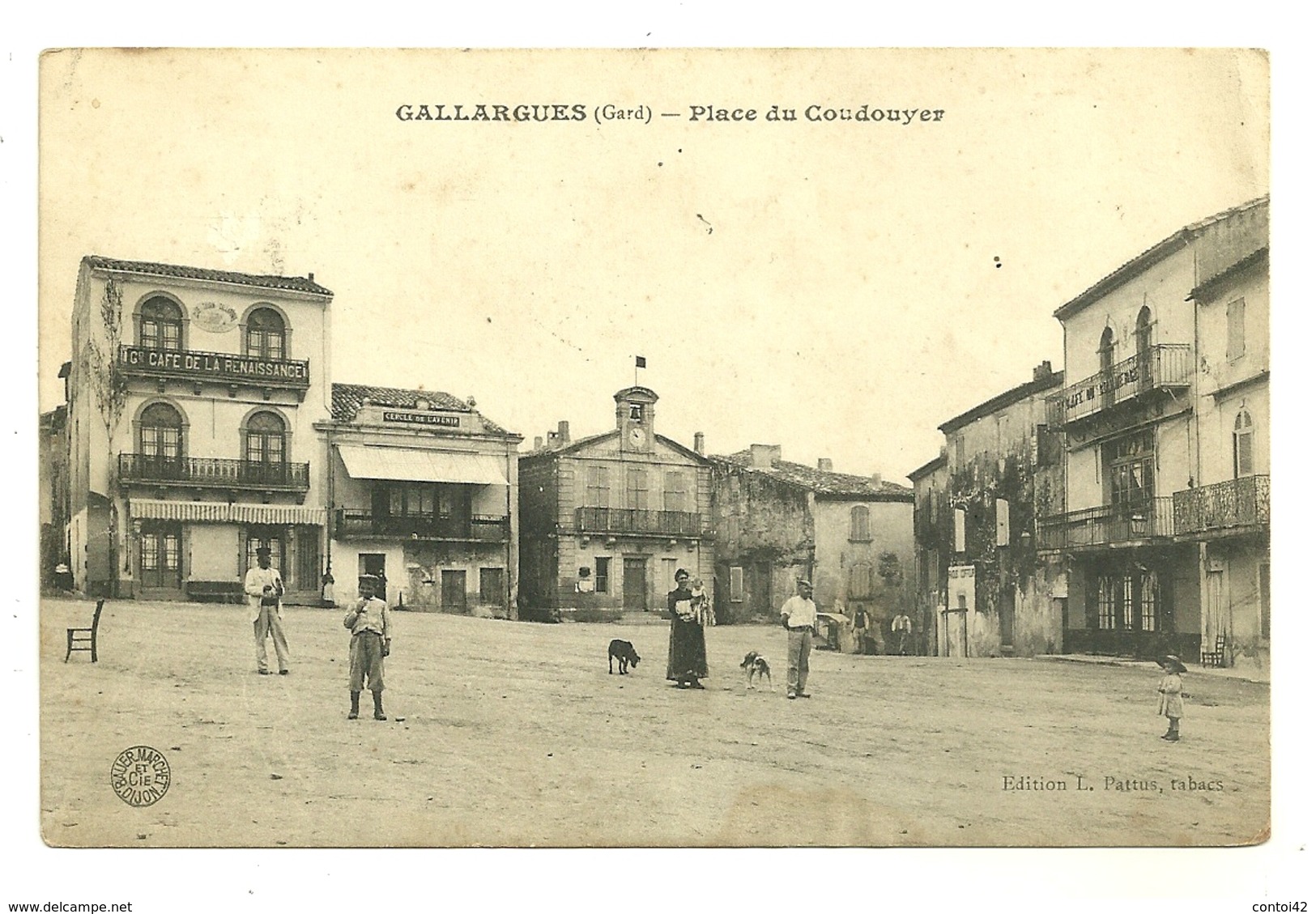 30 GALLARGUES PLACE DU COUDOUYER GARD - Gallargues-le-Montueux