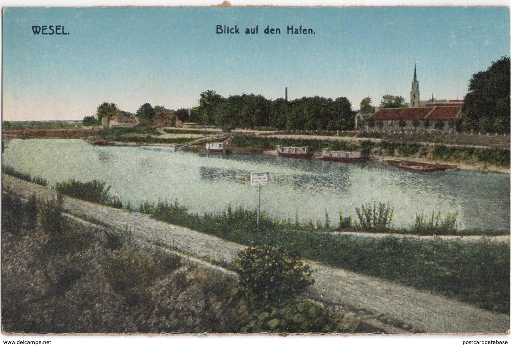 Wesel - Blick Auf Den Hafen - Wesel