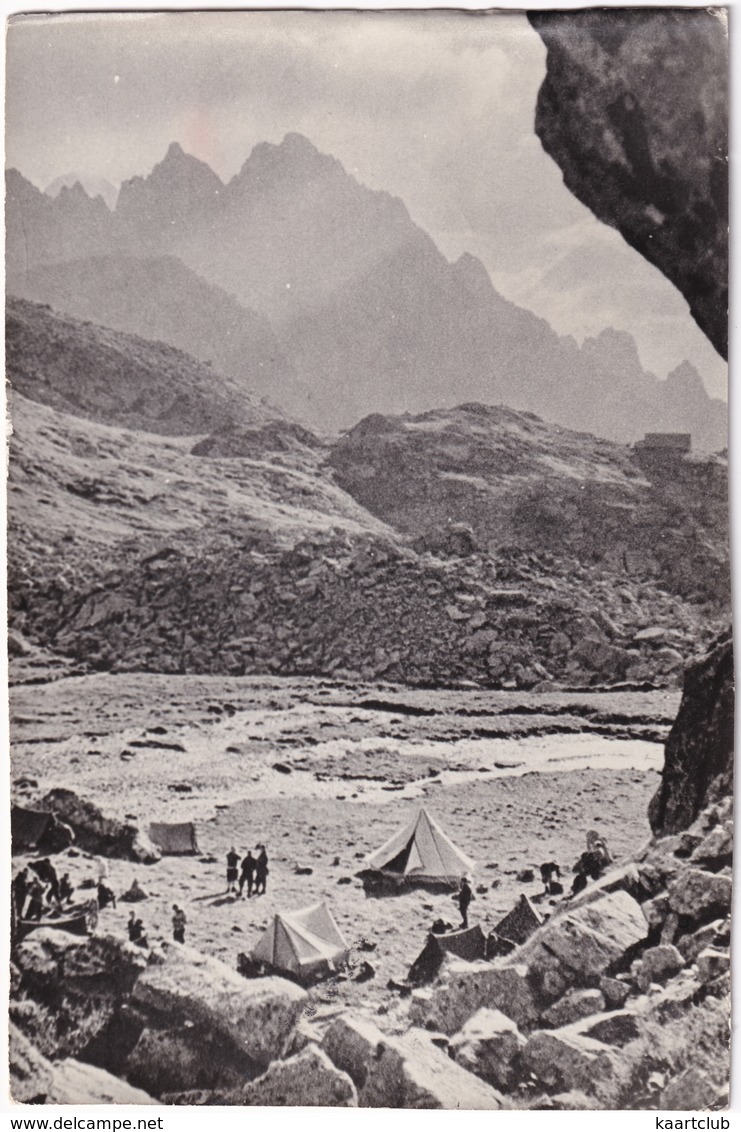 Tatra - Camping In Nature - (1963) - (Real Photo Postcard / Eigen Photo) - Hongarije