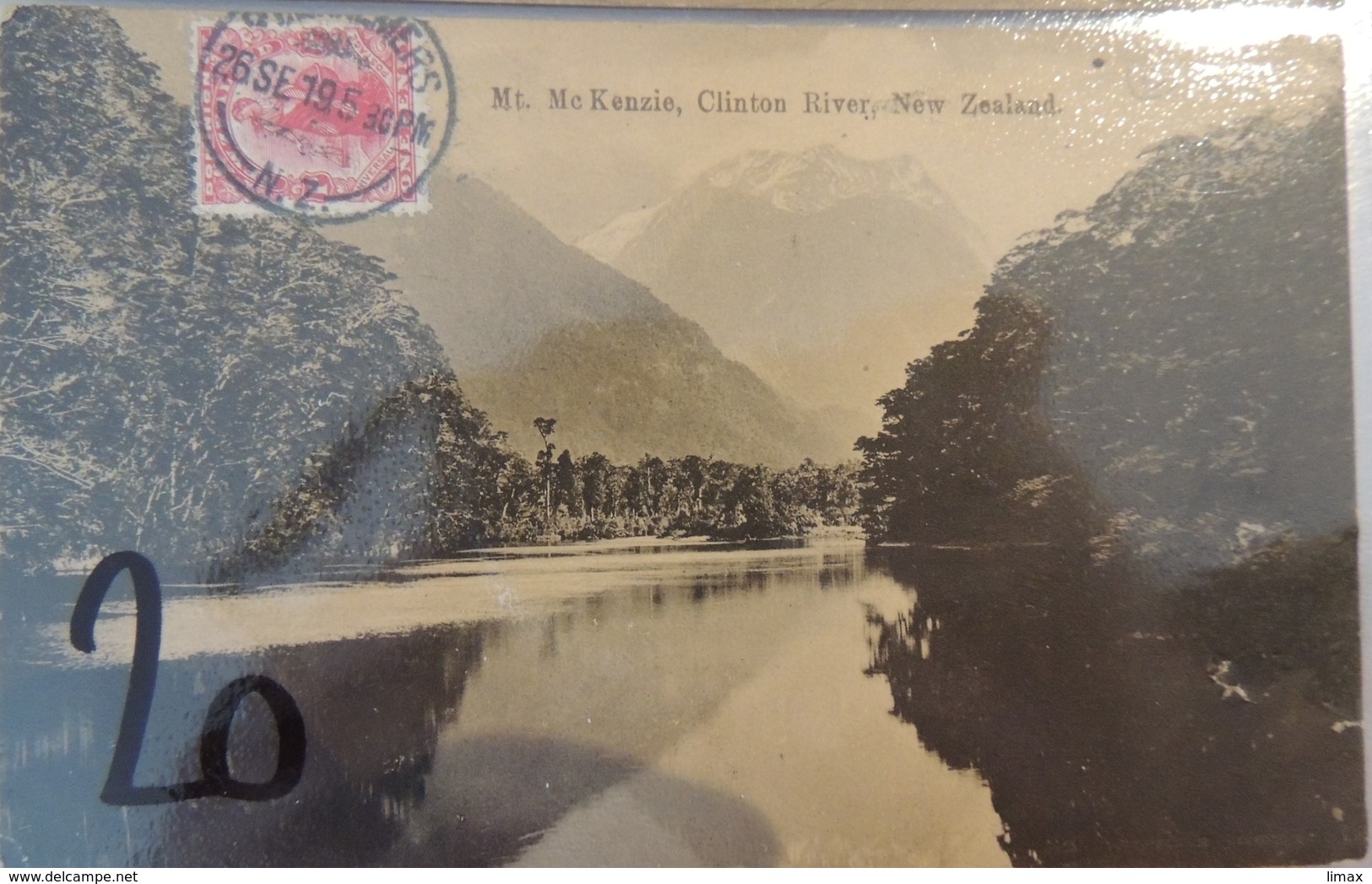 Port Chalmers 1919 - Mt. Mc Kenzie Clinton River NZ Südinsel   [ALT  020] - Storia Postale