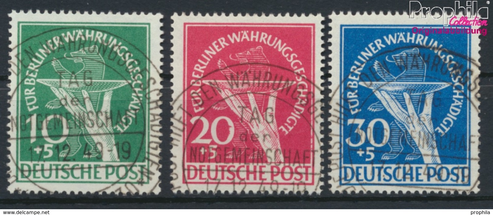 Berlin (West) 68-70 (kompl.Ausg.) Gestempelt 1949 Währungsgeschädigte (9324741 - Used Stamps