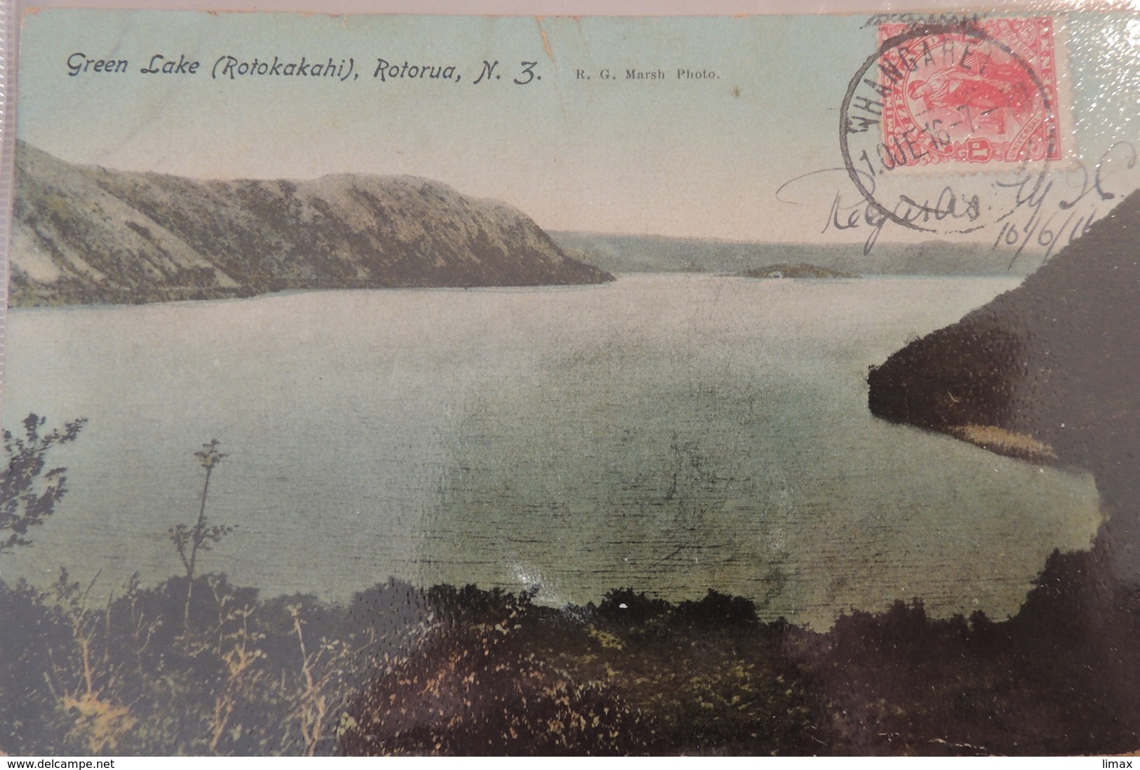 Whangarei 1916 - Green Lake Rotokakahi Rotorua No 3 Marsh    [ALT  022] - Storia Postale