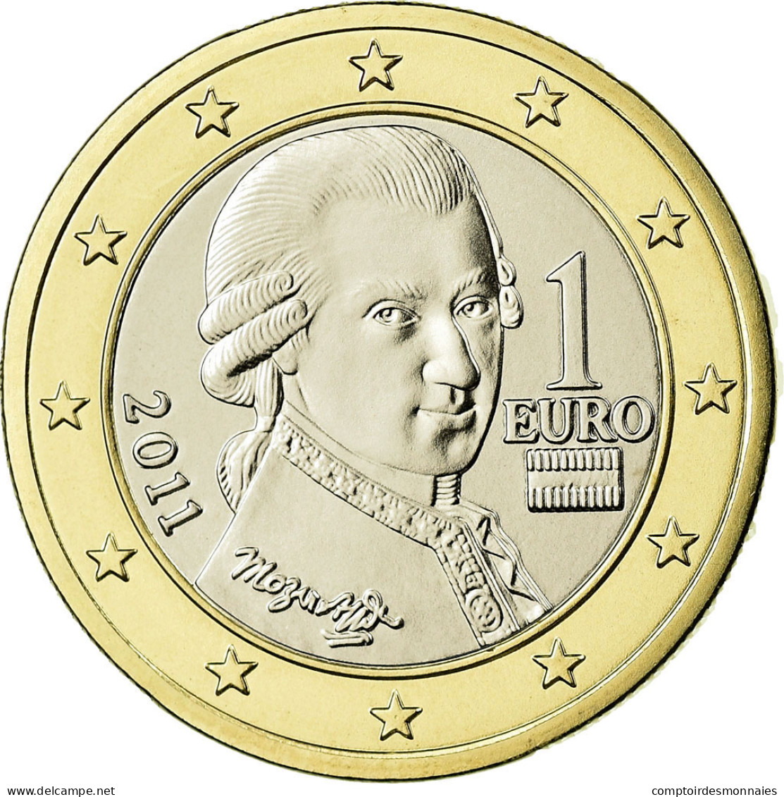 Autriche, Euro, 2011, FDC, Bi-Metallic, KM:3142 - Autriche