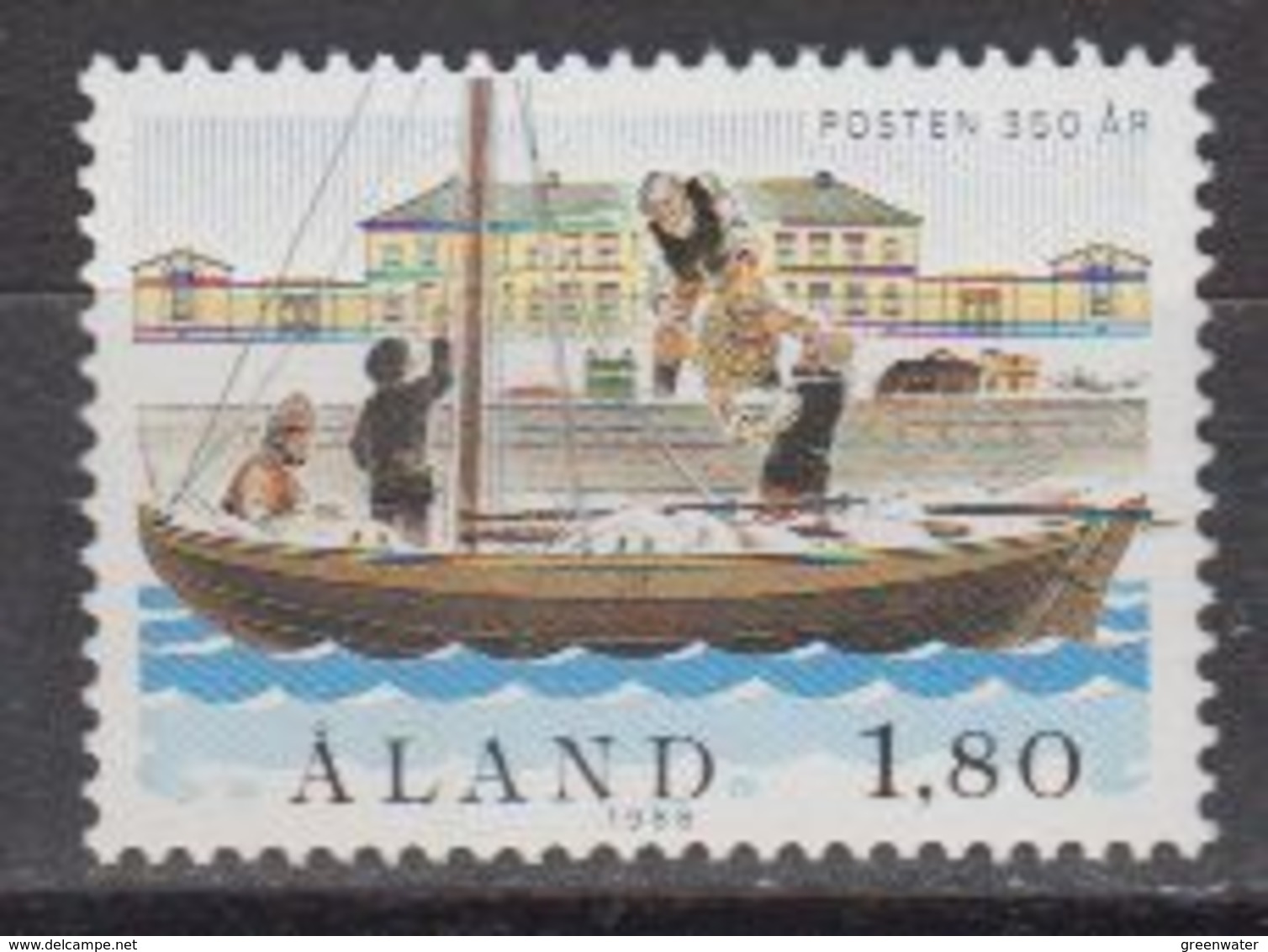Aland 1988 350th Anniversary Of Postal Services 1v ** Mnh (43357A) - Aland