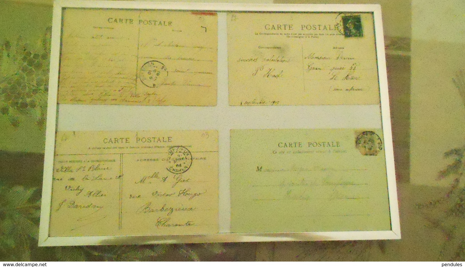 3	LOT	DE 16 CARTES DE VICHY 	N° DE CASIER 	27