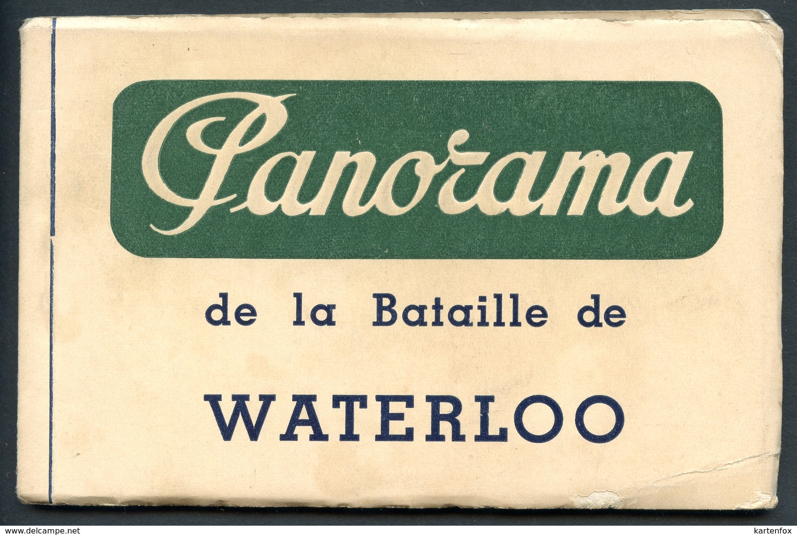 PANORAMA De La Bataille De WATERLOO, Album 12 Stück, Komplett, Louis Dumoulin, Um 1940 - Sonstige & Ohne Zuordnung