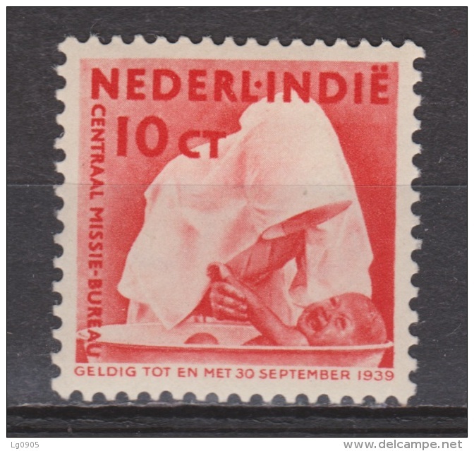 Nederlands Indie Dutch Indies 244 MLH ; Missie, Mission 1938 NETHERLANDS INDIES PER PIECE - Niederländisch-Indien