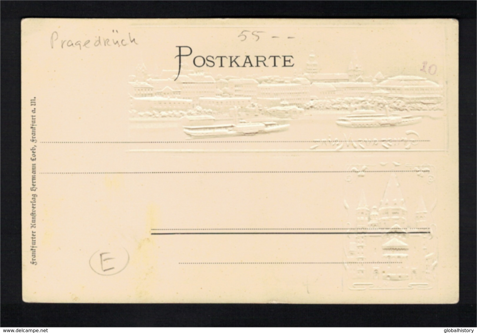 DE2358 - PRAGEDRÜCK - MAINZ - EMBOSSED PC - Mainz