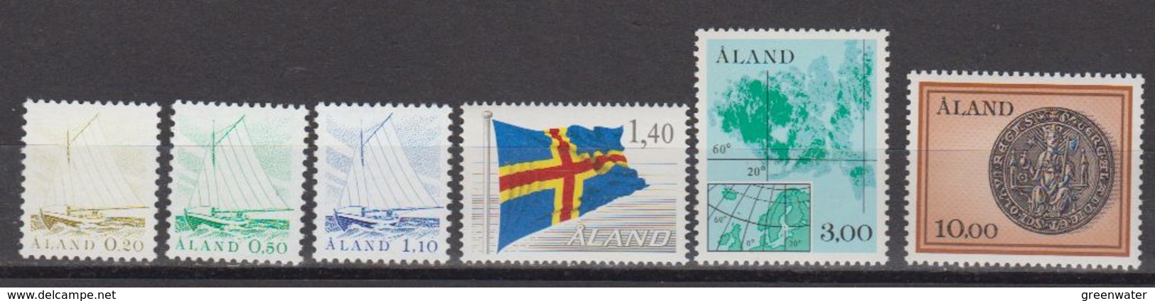 Aland 1984 Definitives 6v ** Mnh (43357F) - Aland