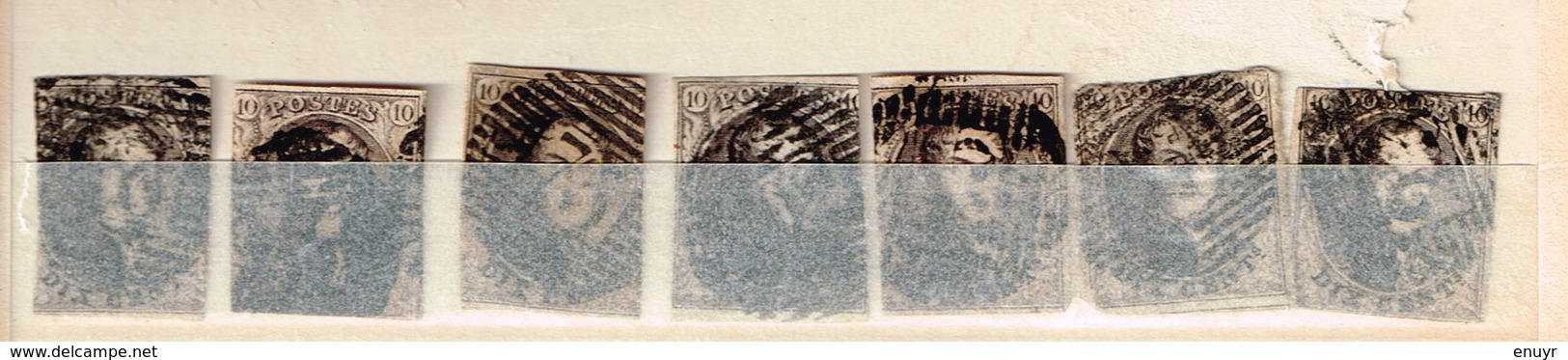 Lot Belgique Anciens Timbres à Identifier - Collections (without Album)