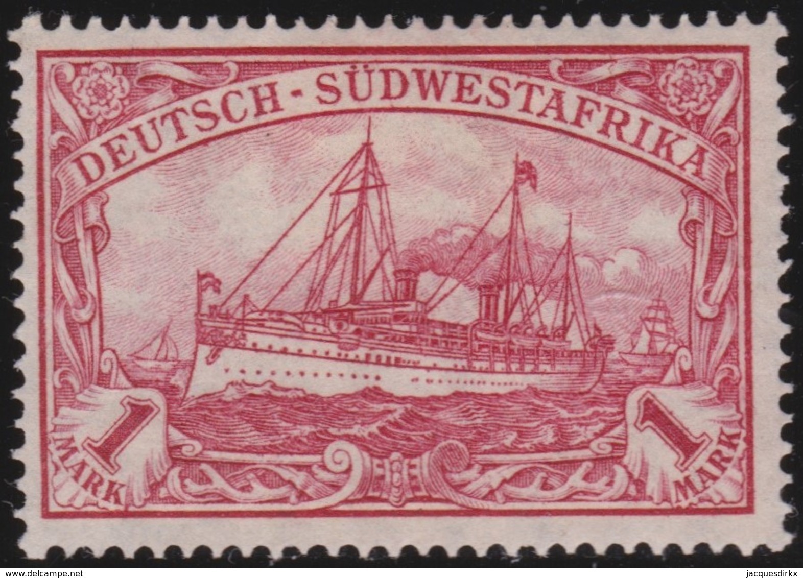 Deutsch SudWest-Afrika  .   Michel  29B  ( 2 Scans )  .  *   .  Ungebraucht Mit Gummi Und Falz  .  / .   Mint-hinged - German South West Africa