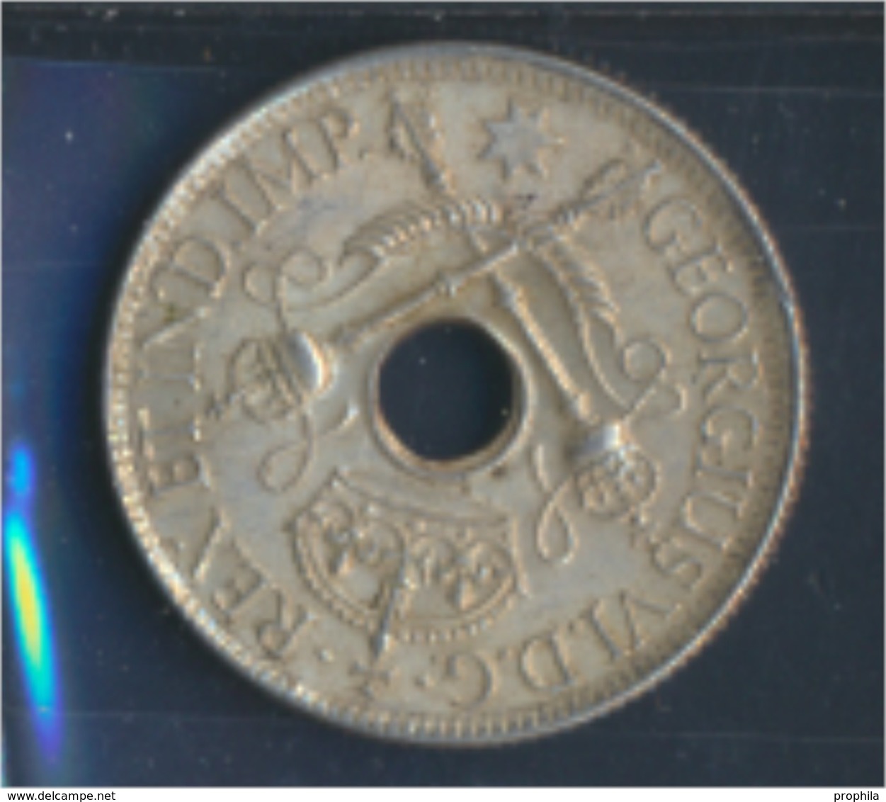 Neuguinea KM-Nr. : 8 1938 Vorzüglich Silber 1938 1 Shilling Zepter (8977158 - Papua-Neuguinea