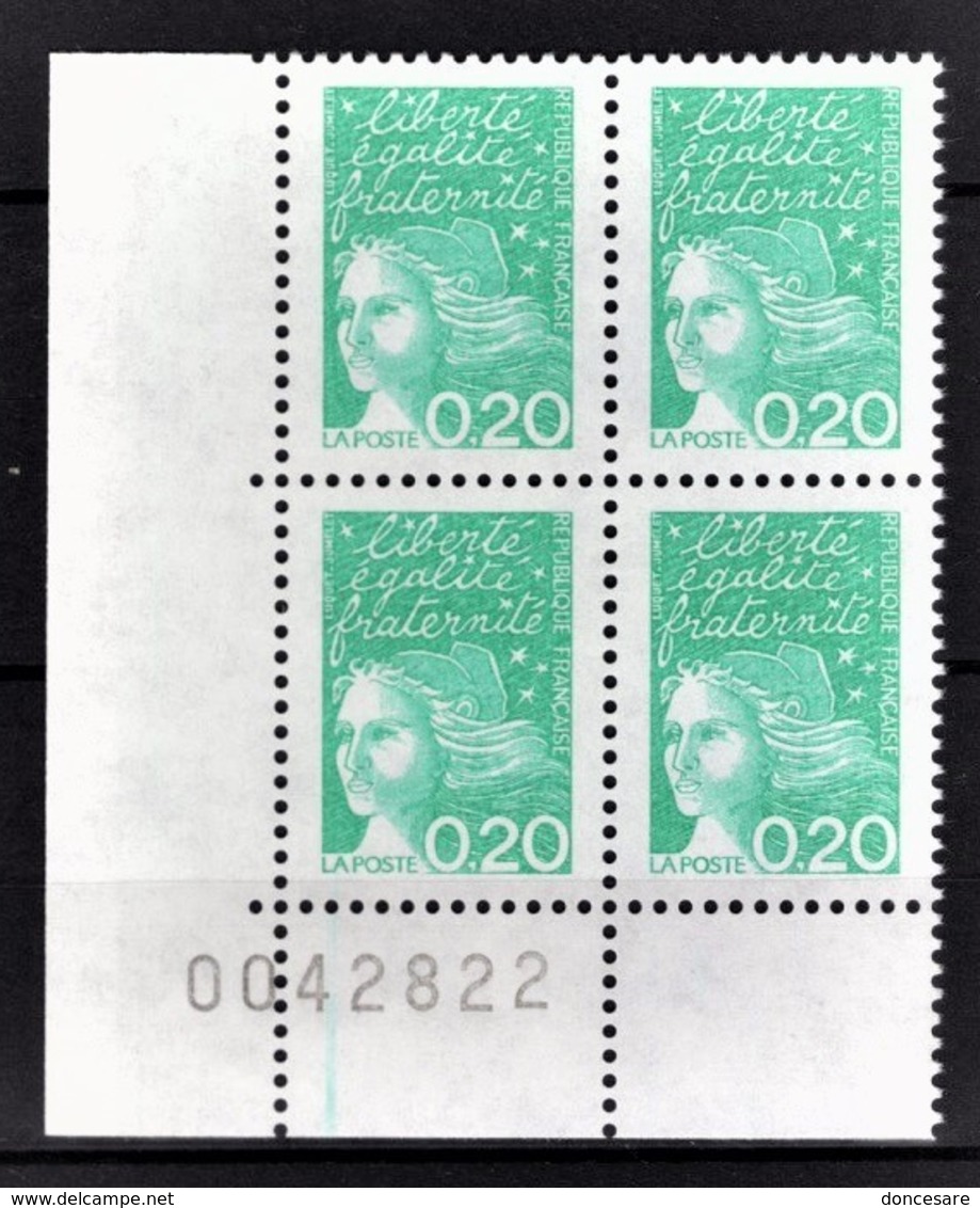 FRANCE  1997 - BLOC DE 4 TP / Y.T. N° 3087 - NEUFS** COIN DE FEUILLE - Unused Stamps