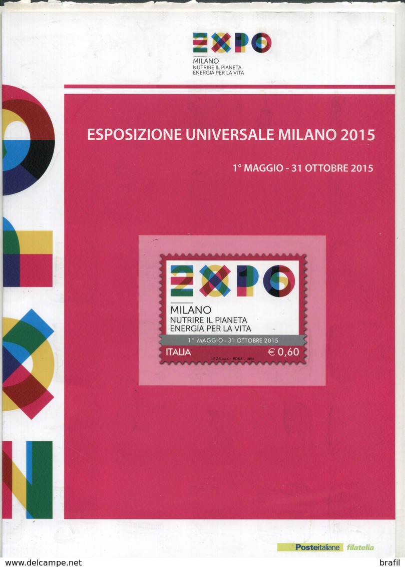 2012 Italia, Folder Expo Milano, - Folder