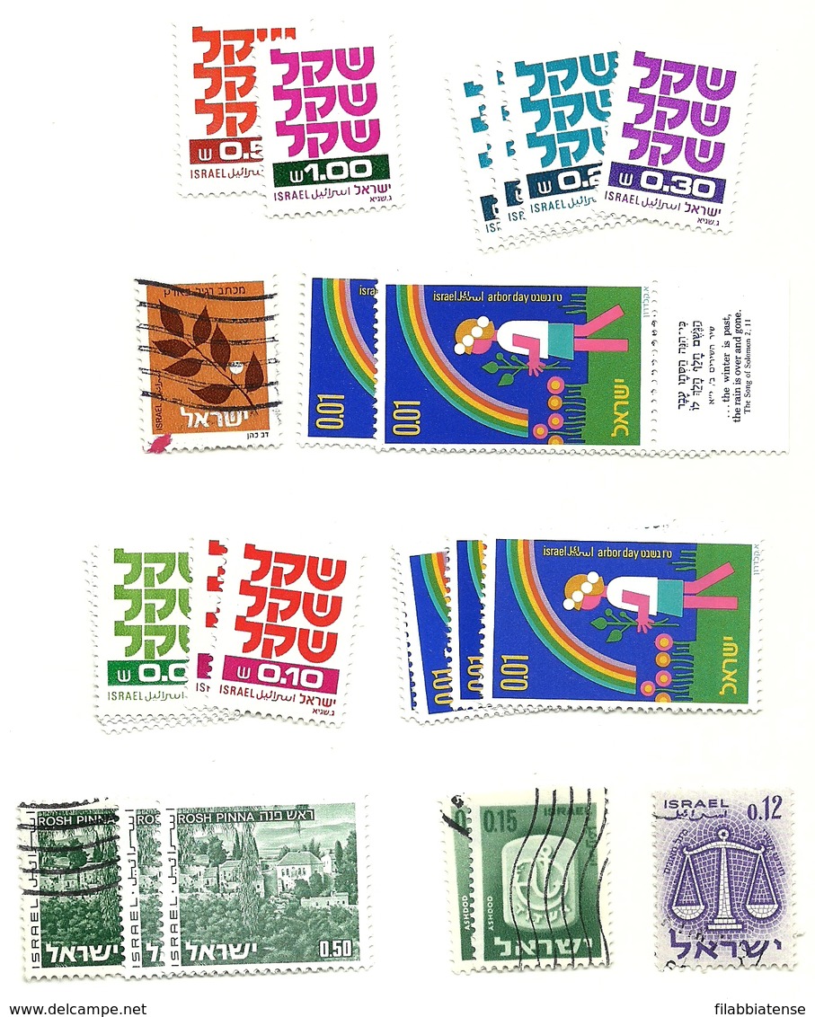 Israele - Lotto Francobolli    2C ---- - Collections, Lots & Séries