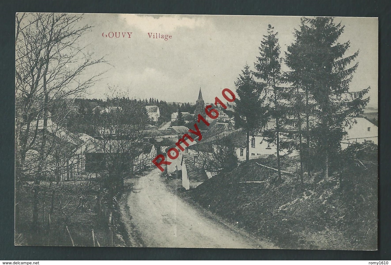 GOUVY. ( Luxembourg).  Le Village.   2 Scans. - Gouvy