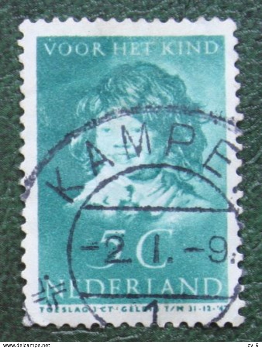 5 + 3 Ct Kinderzegel Child Welfare Kinder Enfant NVPH 303 (Mi 311) 1937 Gebruikt / Used NEDERLAND / NIEDERLANDE - Used Stamps