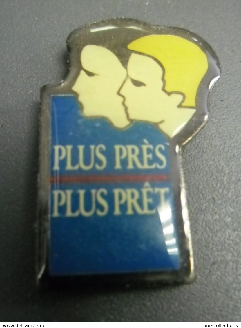 Pin's EDF GDF Plus Près, Plus Prêt (proximité Service) @ 29 Mm X 20 Mm - EDF GDF