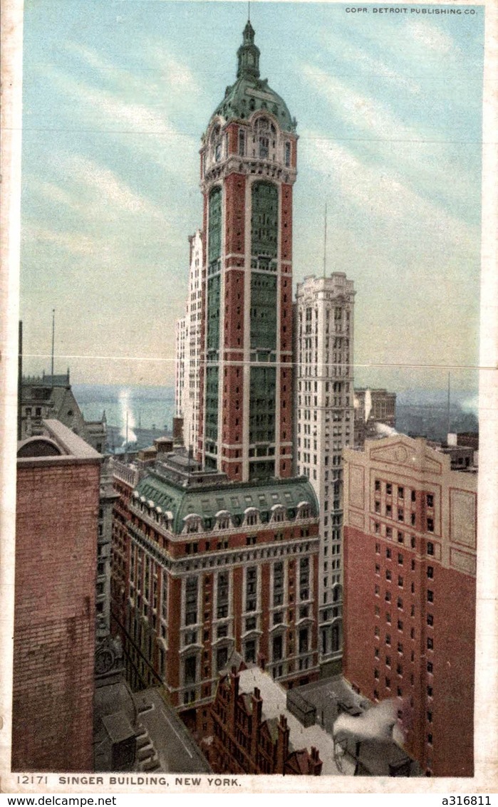 SINGER BUILDING - NEW YORK - Autres Monuments, édifices