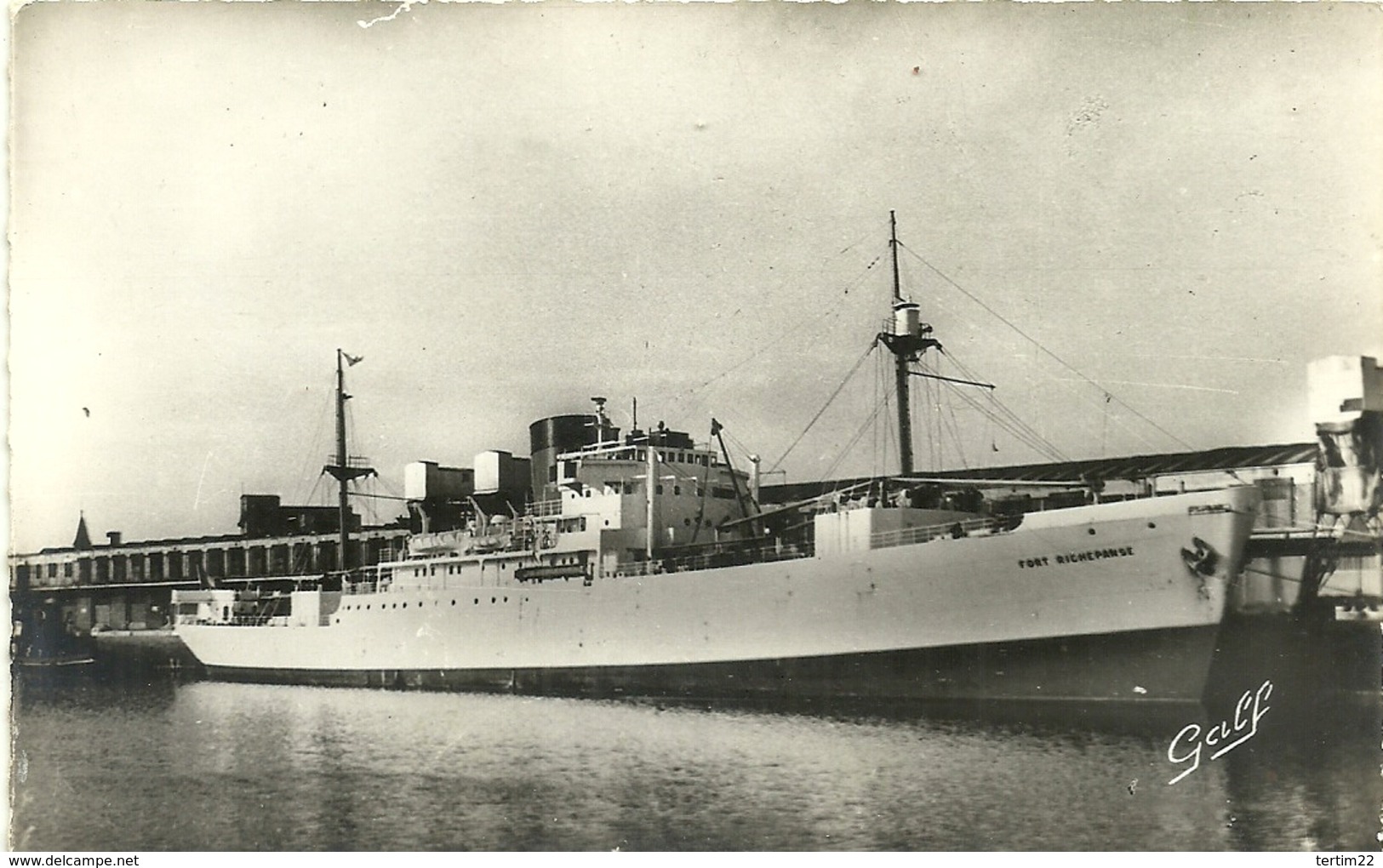 (DIEPPE )( 76 ) (BATEAUX )( FORT RICHEPANSE )( LE BANANIER ) - Commerce