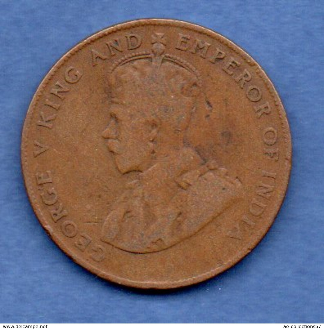 Mauritius  -- 5 Cents 1920  - -  Km # 14 -  état  B - Maurice