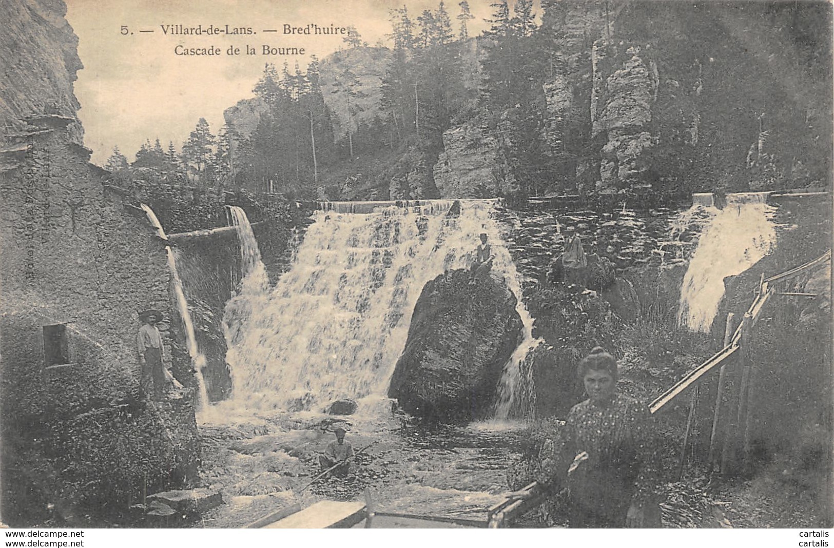 38-VILLARD DE LANS-CASCADE DE LA BOURNE-N°443-B/0329 - Villard-de-Lans