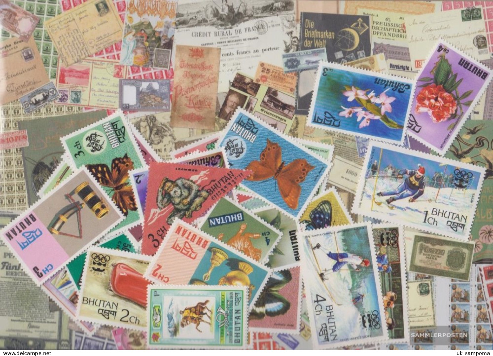 Bhutan 25 Different Stamps - Bhutan