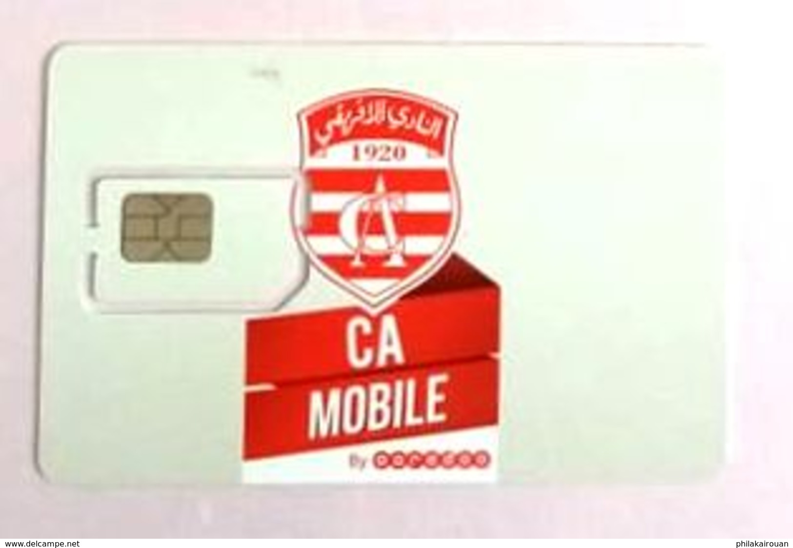 Carte SIM Ooredoo CA Club Africain - Tunisie