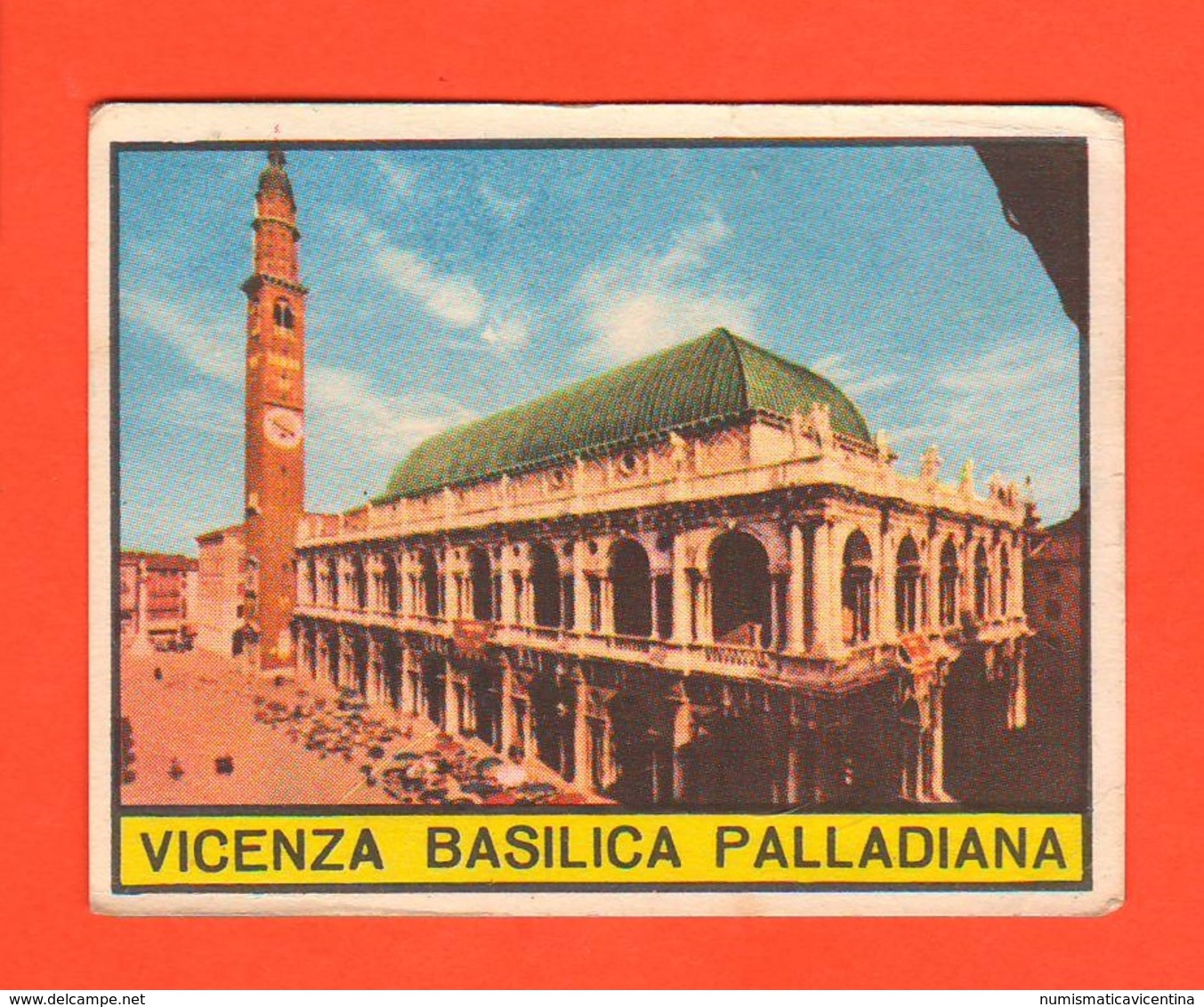 Vicenza Figurina Basilica Palladio Piazza Dei Signori  Anni '60 - Altri & Non Classificati
