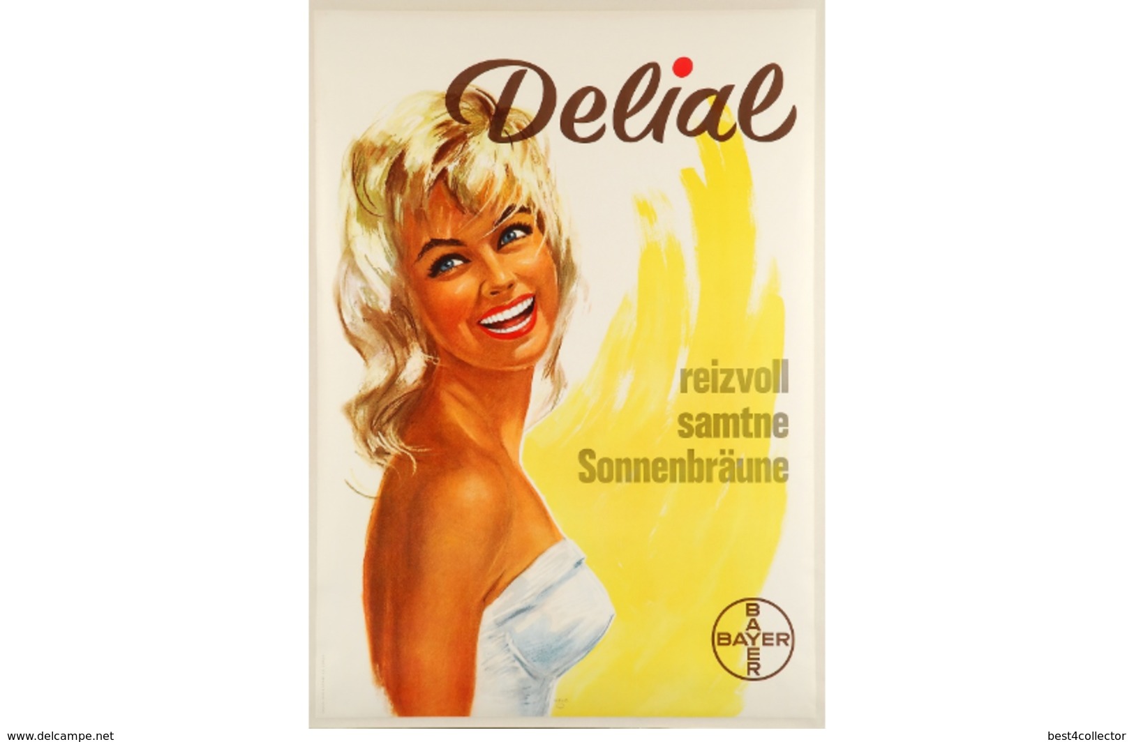 @@@ MAGNET - Delial, Reizwoll, Samtne Sonnenbräune. Bayer - Reclame